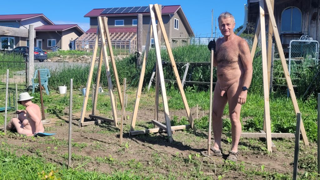 Naked Canadian Gardening Day